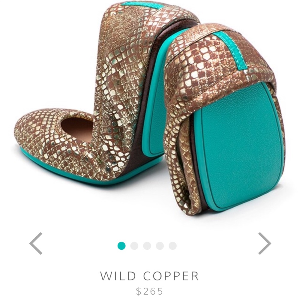 Wild copper Tieks